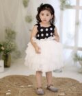 Black Big Polka Dot Dress