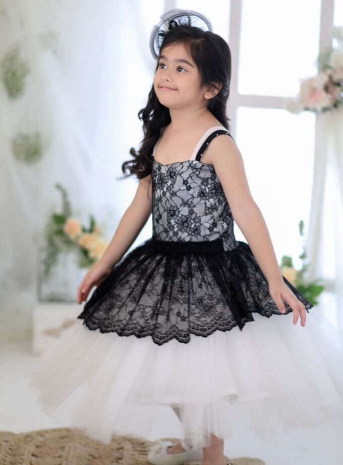 Puffy Black Chantelle Dress
