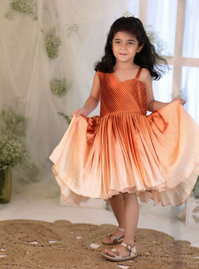 Rust Ombre Dress